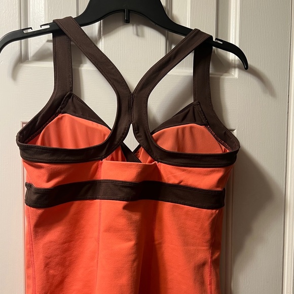 ZELLA! Gorgeous workout tank brown orange size L - Picture 6 of 6